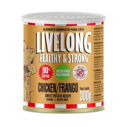 Alimento Natural Livelong sabor frango - 300g