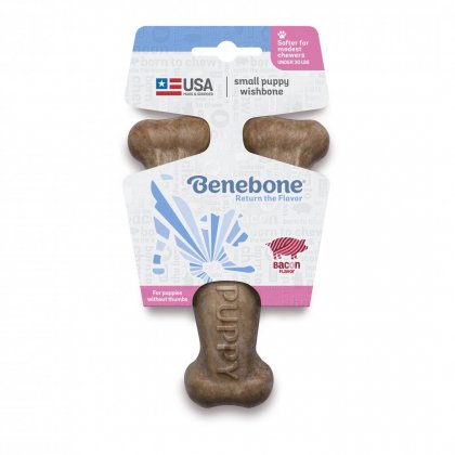 Benebone Puppy -filhotes- Wishbone sabor Bacon