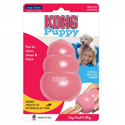 Brinquedo Recheável Kong Puppy -Filhotes- Rosa