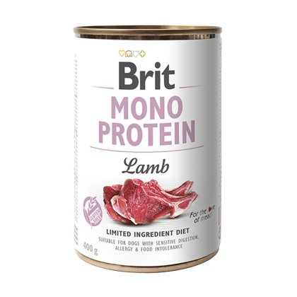Alimento úmido Monoproteico Brit sabor Cordeiro - 400g