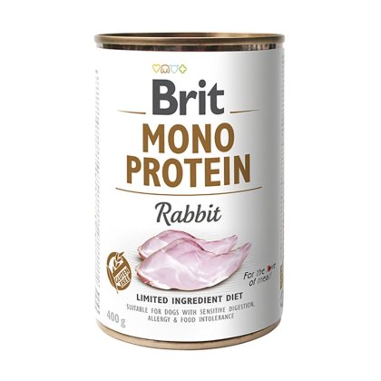 Alimento úmido Monoproteico Brit sabor Coelho - 400g