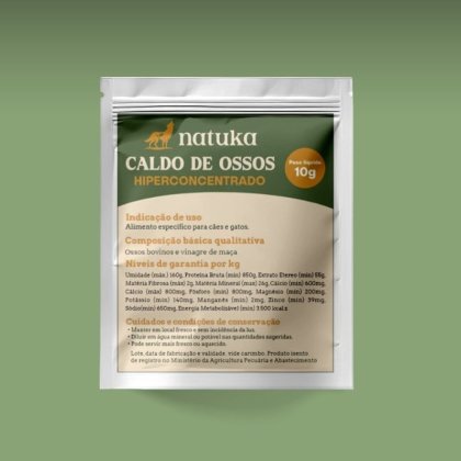 Caldo de ossos bovino 10g Natuka