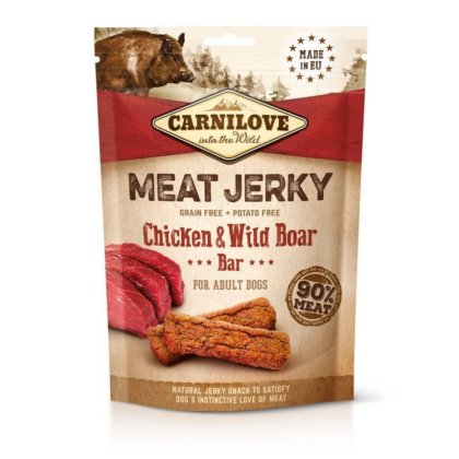 Snack Meat Jerky Frango E Javali Carnilove - 100g