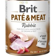 Alimento úmido Paté&Meat Brit sabor Coelho - 800g