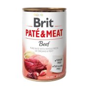 Alimento úmido Paté&Meat Brit sabor carne Bovina - 400g