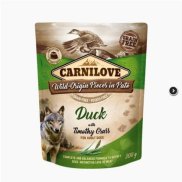 Pouch - Alimento úmido de Pato com gramíneas Carnilove - 300g