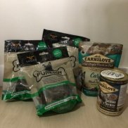 3 pacotes de casco bovino + brinde:1 alimento úmido Carnilove