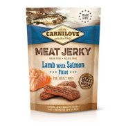 Snack Meat Jerky Cordeiro e Salmão Carnilove - 100g
