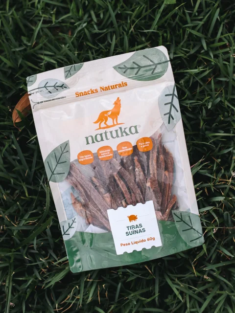 Stick Natural Tirinhas suínas Natuka - 60g